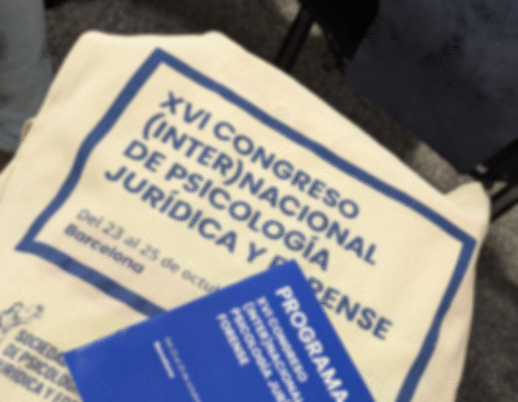 nuestro centro participó en el XVI Congreso de Psicología Jurídica y Forense de Barcelona 2025
